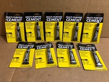 Multi-Purpose Cement 0.5oz tube All Purpose Adhesive Glue Household Repairs 9pk