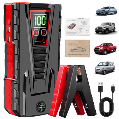 STARTHILFE JUMP STARTER 99800MAH AUTO KFZ 12V LADEGERÄT BOOSTER PKW POWER BANK
