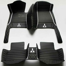 Alfombrilla Para Maletero Mitsubishi ASX 2010-2023 - 2 Piezas Con Protector De Parachoques, Negro