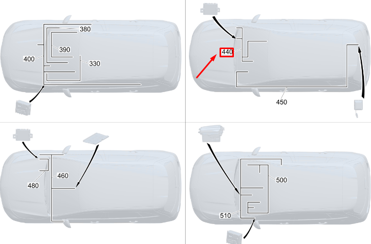 Neu MB GLA H247 WLAN-Antenne Connect5/Connect20 Kabelbaum LHD A2475408015