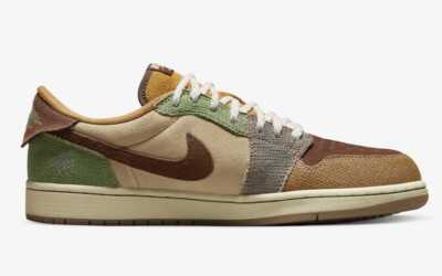Zion Williamson Nike Air Jordan 1 Low OG Flax Oil Green Zion Williamson Nike Air Jordan 1 Low OG Flax Oil Green