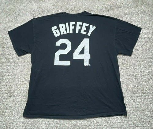 Ken Griffey Jr 24 Seattle Mariners MLB T-Shirt Erwachsene 2XL majestätische Reinigungsbedürfnisse - Bild 9 von 10