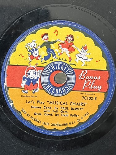 Vintage Vinyl Children Music Stardust Lullaby Wake Up Song & Musical Chairs - Imagen 11 de 14