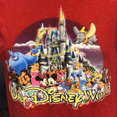 Vintage 90's Walt Disney World Cinderella's Castle Micky Minnie