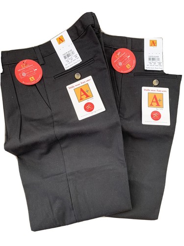 A+ by: SAI Boys Uniform Pants in Black 