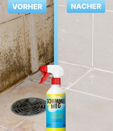 Anti-Schimmelspray 0,5L für 15m² / Schimmelentferner Schimmelspray Chlorhaltig - Bild 3 von 7