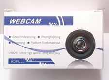 HD Full 1080P Webcam USB Ultra High Speed Plug And Play Open Box