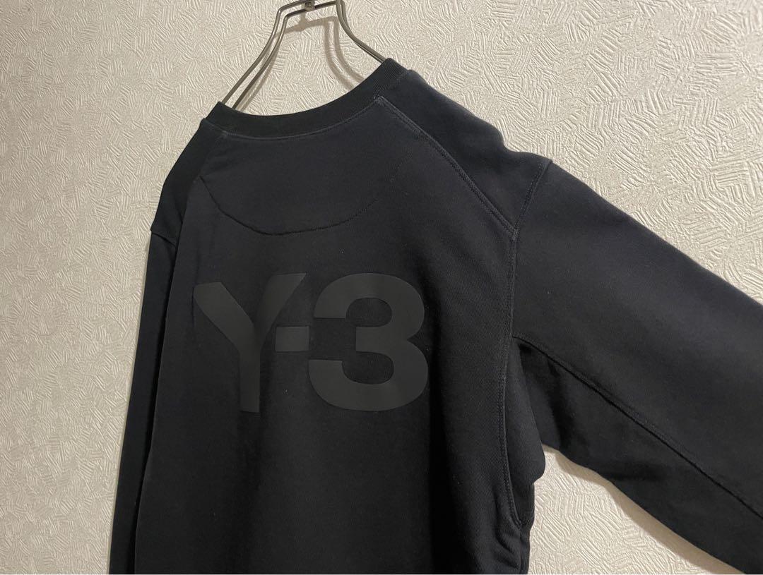 Y-3 Yohji Yamamoto × adidas Back Logo Sweatshirt | eBay