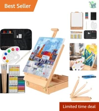 Versatile Sketchbox with 45-Piece Art Supplies - Perfect for Beginners & Pros
