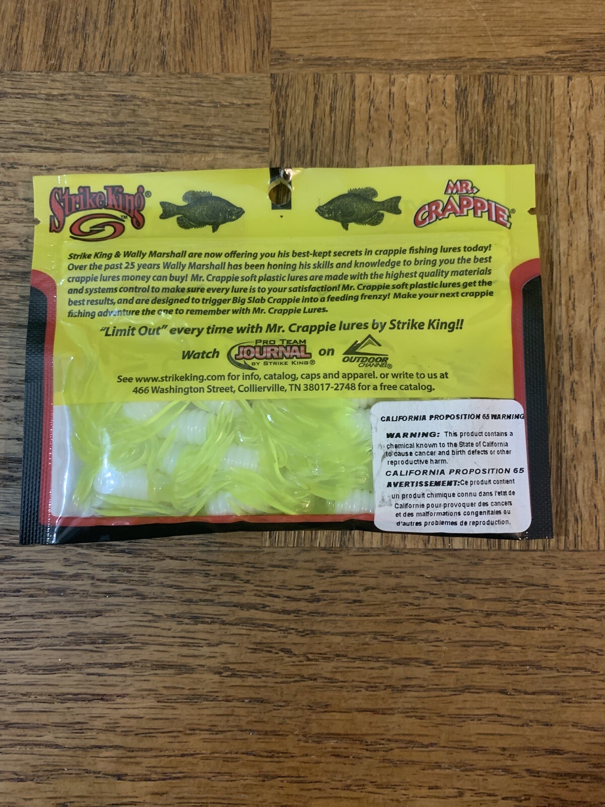 Mr. Crappie Strike King 1.75 IN Crappie Thunder Refrigerator White - Image 4