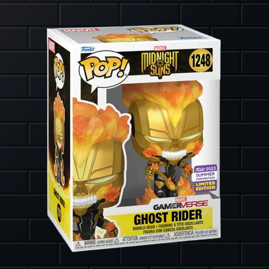 Marvel Ghost Rider Midnight Suns 2023 Summer Convention Funko Pop 1248