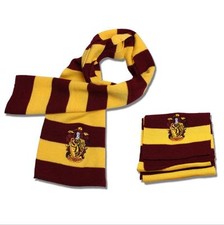 Harry Potter Gryffindor House Knit Wool Scarf, Wizarding World, Noble Hogwarts