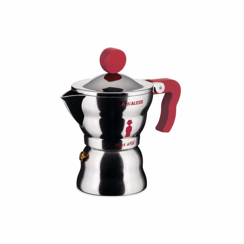 Alessi Moka - Espresso Coffee Maker 1 Cup Moka By Alessi - Alessandro Mendini