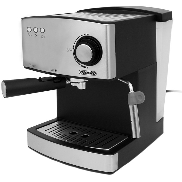 Cafetera espresso, máquina portafiltros 15 bar espumador de leche, calor de tazas