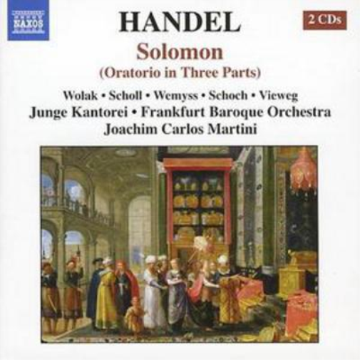 George Frideric Handel Solomon (Martini, Frankfurt Baroque Orchestra) (CD) Album