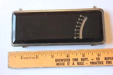 VINTAGE BEVELED GLASS AUTOMOBILE GAUGE LANTERN BEZEL LIGHT SIDE WINDOW CAR PART