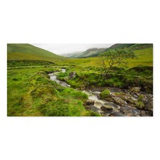 Postereck 0485 Poster Leinwand Panorama, Schottland Natur Landschaft Fluss