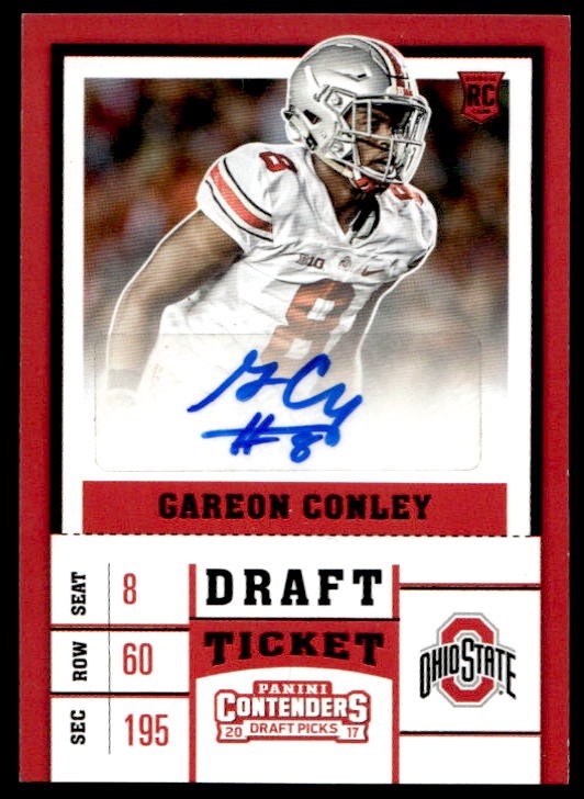 Gareon Conley Panini Contenders Draft Picks #239 Autograph