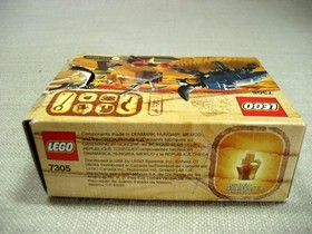 Lego 7305 Pharaoh's Quest Scarab Attack, Open Box, Sealed Bags