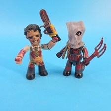 Figuras de terror Leatherface y Jason Voorhees Minimates Texas motosierra viernes 13