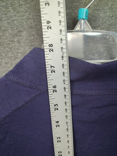 Peter Millar Crown Crafted 1/4-Reißverschluss Merinowolle marineblau 200 $ UVP - XL - Bild 7 von 7