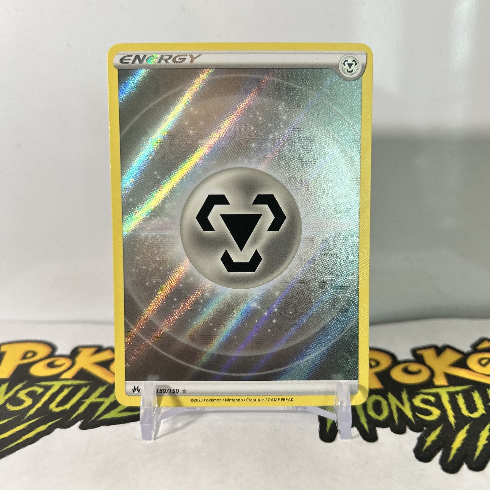 Metal Energy 159/159 - Textured) Holo Ultra Rare Crown Zenith Pokemon - NM