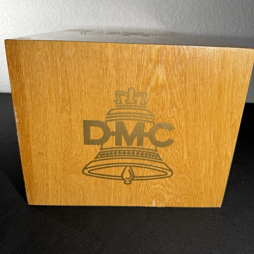 DMC Store Thread Floss Wooden 3 Drawer Display Box Embroidery Storage Vintage - Picture 3 of 10