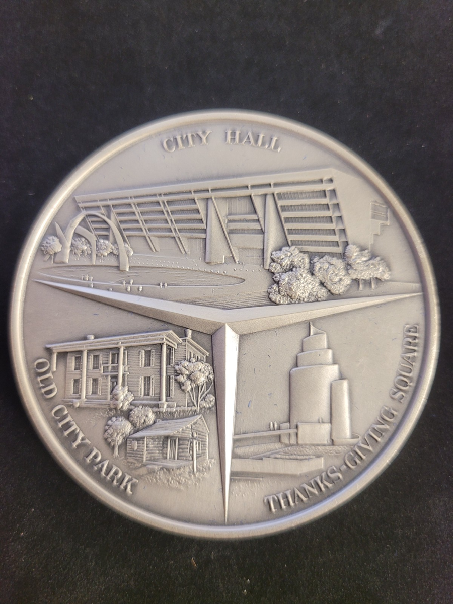 1976 4.8 oz .999 Fine Silver Dallas Texas American Revolution