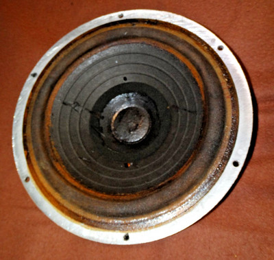 AR 2Ax Acoustic Research 10''  Masonite 2Ax Woofer cone damages AS-IS for Parts