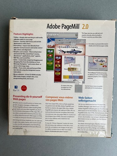 Vintage Adobe PageMill éditeur web manuels et logiciel d'installation, fin des années 1990 - Photo 3/10