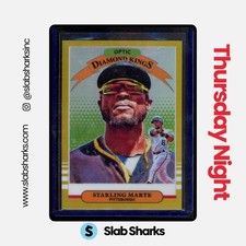 2019 PANINI DONRUSS OPTIC #24 STARLING MARTE GOLD PRIZM DIAMOND KINGS /10