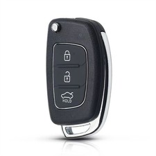 3 Button Flip Key Shell For Hyundai I10 I20 I30 Tucson Santa Fe No Battery 3 Button Flip Key Shell For Hyundai I10 I20 I30 Tucson Santa Fe No Battery