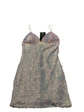 Pink Sequins New With Tag Fashion Nova Mini Dress