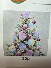 Easter Tree Decorations 12 Pack Plush Fluffy Easter Egg Ornaments Pastel Eggs