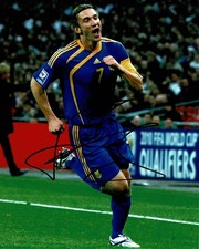 Andriy Shevchenko Ukraine's Greatest Ever Footballer Signed 10x8 Photo + Cert
