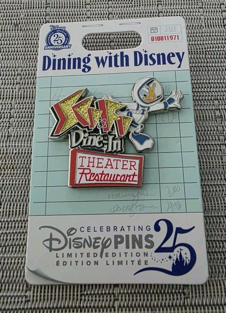2025 Dining With Disney Sci-Fi Dine In Theater Restaurant Donald Pin