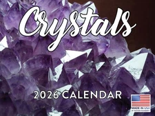 Crystal Calendar 2026 Gemstones Rocks Minerals and Crystals Monthly