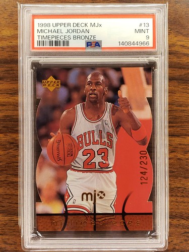 1998-99 Michael Jordan /230 Pop 3 Bronze #13 MJx PSA 9 MINT Upper Deck Timepiece