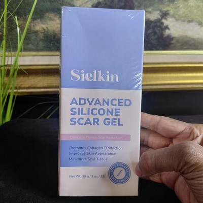Sielkin Advanced Silicone Scar Gel 1 oz Clinically Proven Scars & Stretch Marks