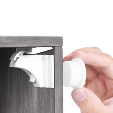 Child Safety Magnetic Cabinet Locks 20 Locks  3 Keys , Baby Proof, No Tools or