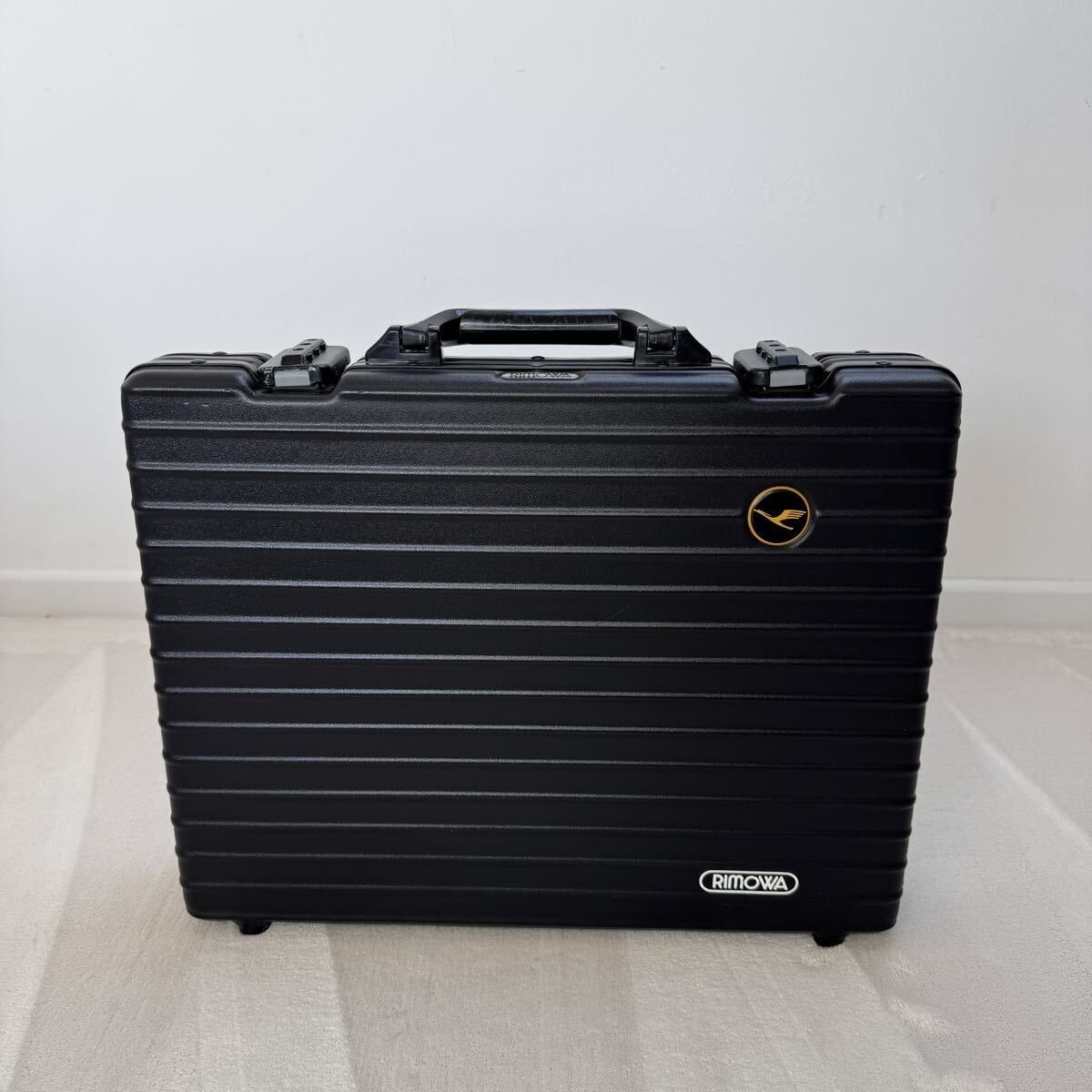 Rimowa Lufthansa Black Slim Attache Case Briefcase | eBay