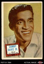 1957 Topps Hit Stars #83 Sammy Davis Jr.  DOUBLE-PRINT 3 - VG
