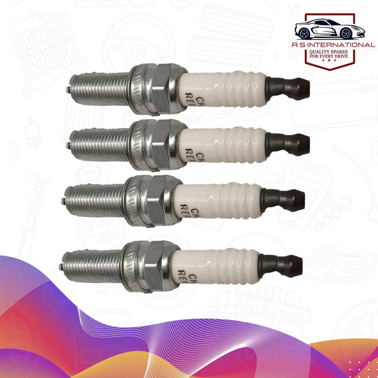 Spark Plug Assembly For Hyundai Grand I10 Set Of 4 PC 2013-2021 1884810080