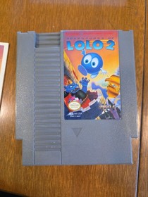Adventures of Lolo 2 Nintendo NES, Cart, Manual, Clamshell. Works