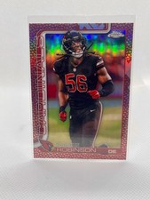 2025 Topps Chrome Football Darius Robinson Leather Refractor