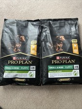 2 x 7kg Bags Purina Proplan Small & Mini Dry Puppy  1 Food. Exp 02/2027 Free P&P 5.00 per kilo