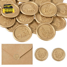 25 Pcs Flower Wax Seal Stickers Wax Seal Stamp Kit Self Adhesive Sealing Wax Env