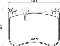 Bremsbelagsatz Scheibenbremse Hella Pagid 8DB 355 021-211 FüR Mercedes Klasse