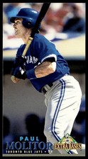 1994 Fleer Extra Bases Paul Molitor Toronto Blue Jays #192