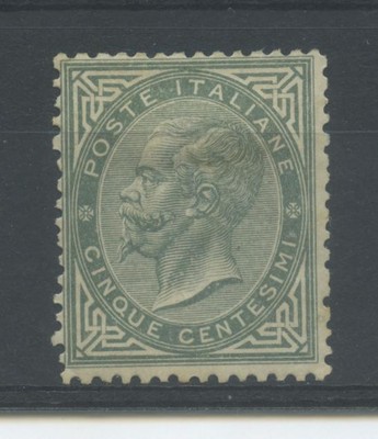 KINGDOM 1863 5C. TURIN 2 * CENTERED CERT.